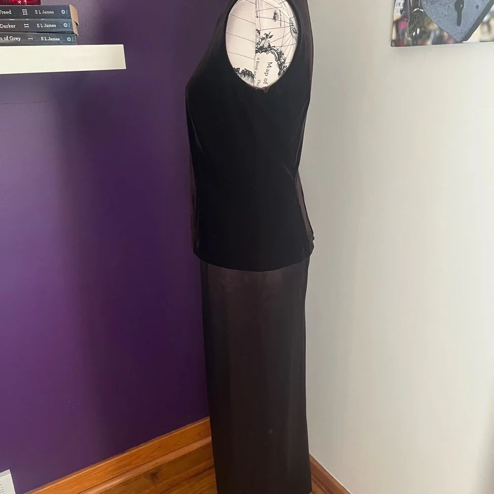 Talbots Sleeveless Maxi Dress Gown - Picture 5 of 9
